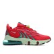 Nike Air Max 270 React Ltblue/Red/Green Unisex Running Shoes
