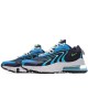 Nike Air Max 270 React "Navy/Ltblue/Green/White" Unisex Running Shoes