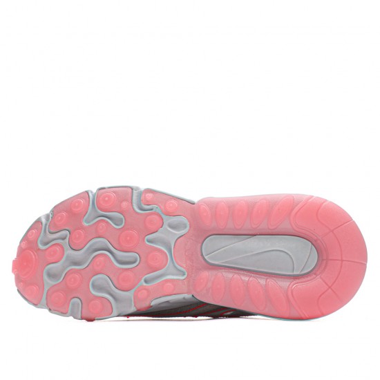 Nike Air Max 270 React SP Gray/Pink/Red Running Shoes CQ06549 100 WMNS