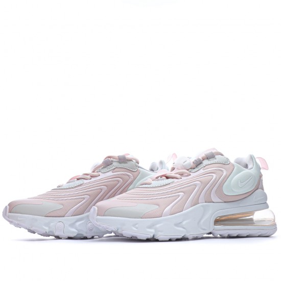 Nike Air Max 270 React White/Pink WMNS Running Shoes