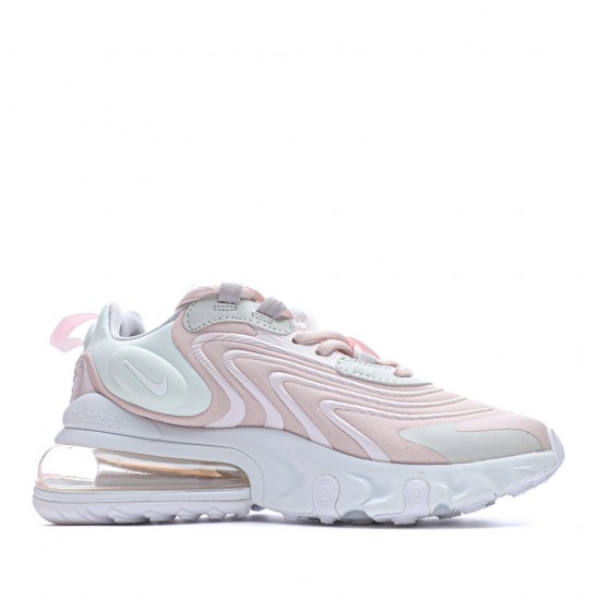 Nike Air Max 270 React White/Pink WMNS Running Shoes