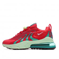 Nike Air Max 270 React "Ltblue/Red/Green" Unisex Running Shoes