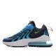 Nike Air Max 270 React "Navy/Ltblue/Green/White" Unisex Running Shoes