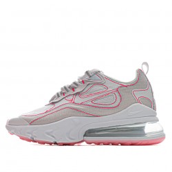 Nike Air Max 270 React SP "Gray/Pink/Red" Running Shoes CQ06549 100 WMNS