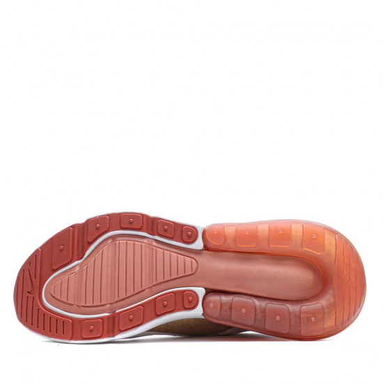 Nike Air Max 270 Light Cream Terra Blush Light Cream/Terra Blush-Dusty Peach-Metallic Gold WMNS Running Shoes AH6789 203