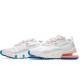Nike Air Max 270 React "Summit White"  Grey/Beige/Blue/Pink Unisex Running Shoes AO4971 100