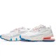 Nike Air Max 270 React Summit White  Grey/Beige/Blue/Pink Unisex Running Shoes AO4971 100