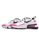 Nike Air Max 270 React White/Pink/Black/Green WMNS Running Shoes CJ0619 101