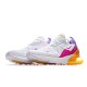 Nike Air Max 270 White/Fuchsia/Gold Unisex Running Shoes CI1963 166