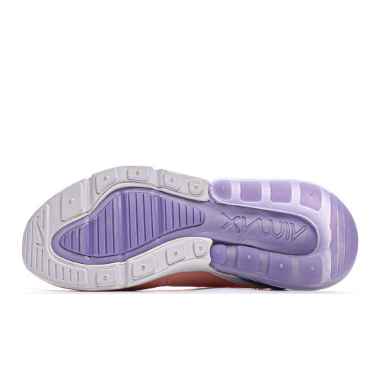 Nike Air Max 270 White/Pink/Purple Womens Running Shoes