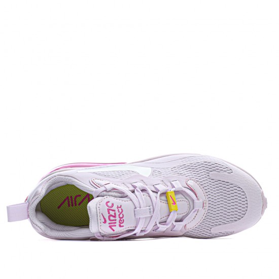 Nike Wmns Air Max 270 React White/Pink/Purple Running Shoes Pink