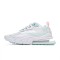 Nike Air Max 270 React "Hyper Crimson" LtBlue/White WMNS Running Shoes CJ0620 100
