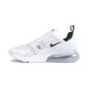 Nike Air Max 270 Running Shoes AH8050 100 White/Black Mens/Womens