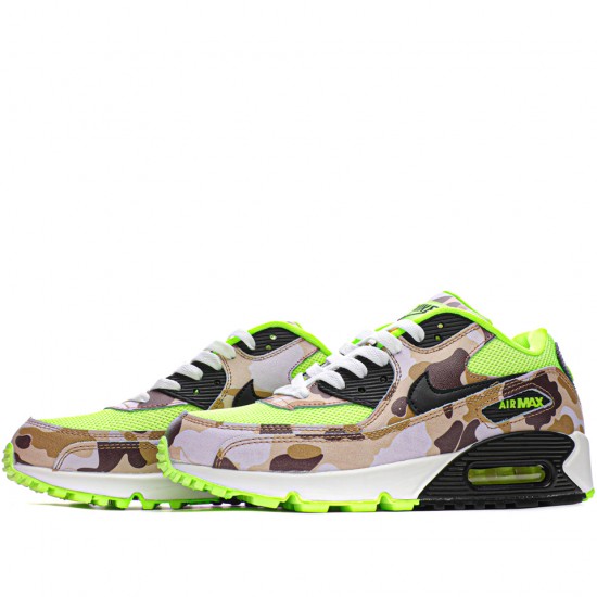 Nike Air Max 90 "Ghost Green Duck Camo"  Ghost Green/Black/Duck Camo Running Shoes CW4039 300 Unisex