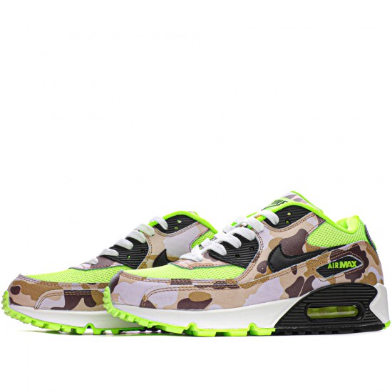 Nike Air Max 90 Ghost Green Duck Camo  Ghost Green/Black/Duck Camo Running Shoes CW4039 300 Unisex