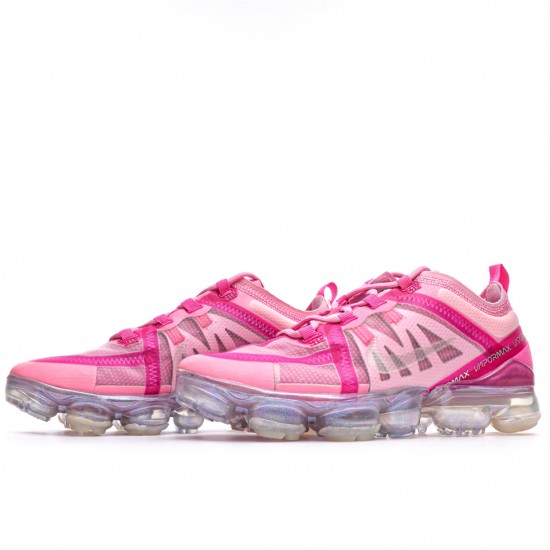 Nike Air VaporMax 2019 Psychic Pink Active Fuchsia/Laser Fuchsia-Psychic Pink-Metallic Silver-Black AR6632 600 Wmns