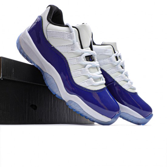 Air Jordan 11 Low "Concord" White/Navy AJ11 AH7860 100