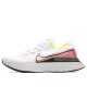 Nike Epic React Flyknit "Infinity" Platinum Tint/Black-Pink Blast CD4371 004 Unisex Running Shoes