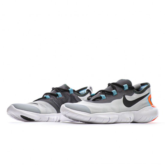 2020 Nike Free RN 5.0 Grey/Orange/Black Unisex Running Shoes CI9921 400