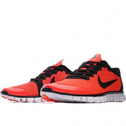 Nike Free Run 3.0V2 "Black/Red" Mens Running Shoes