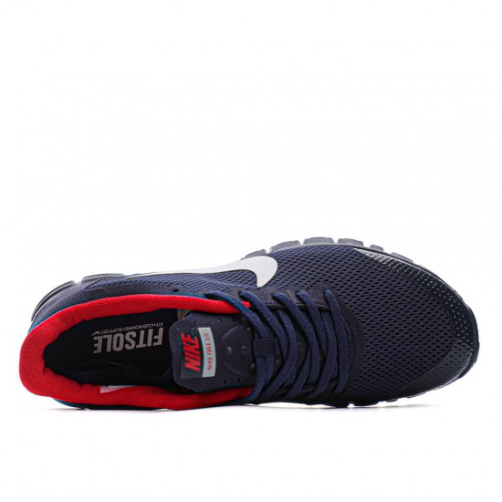 Nike Free Run 3.0V2 Black/White/red/Navy Mens Running Shoes